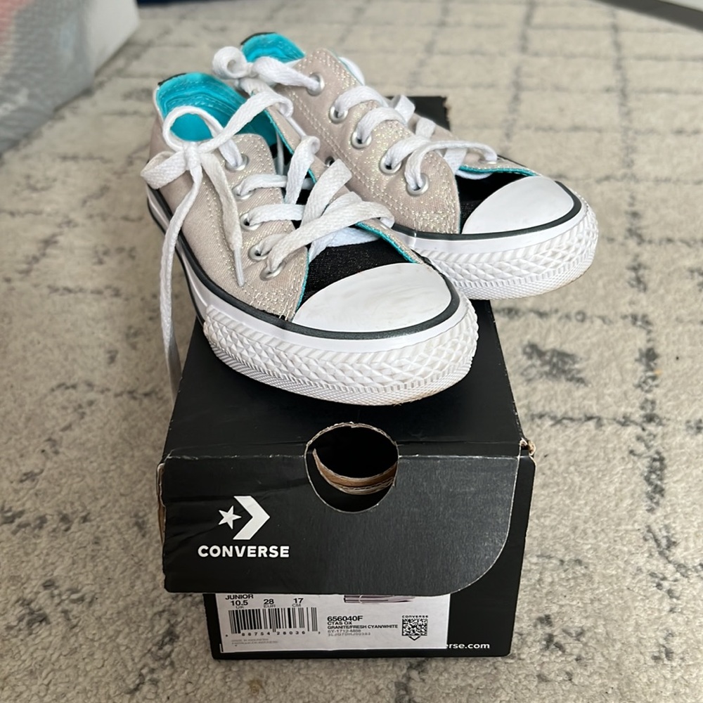 Converse Kids Sneakers in Gray and Blue